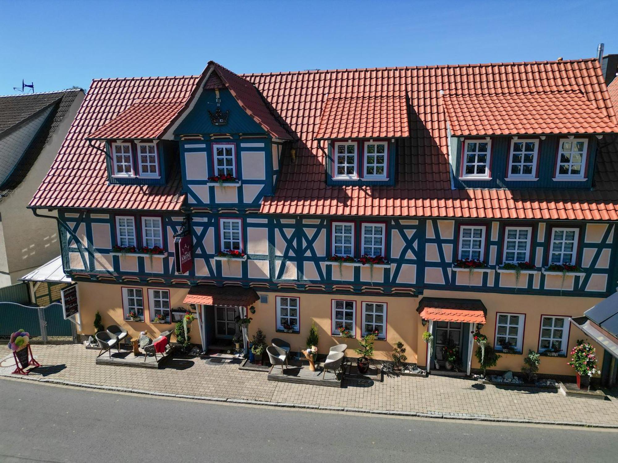 Pension Zur Krone Martinfeld Exterior photo